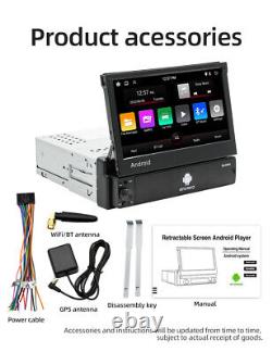 7in 1Din Radio Car Stereo For Apple CarPlay Android Auto Bluetooth GPS WIFI MP5