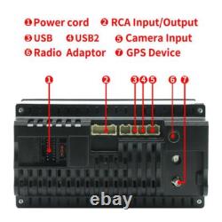 7in Double Din Car Stereo Radio FM MP5 Player Touch Screen Mirror Link Bluetooth