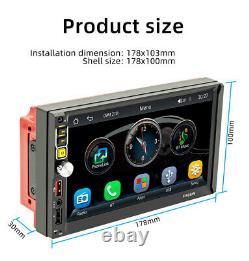 7in Double Din Radio Car Stereo MP5 Player CarPlay Android Auto Bluetooth USB