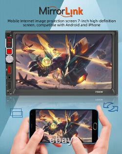 7in Double Din Radio Car Stereo MP5 Player CarPlay Android Auto Bluetooth USB