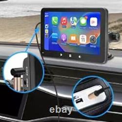 7in Radio Car Stereo Touch Screen MP5 Player For CarPlay Mirror Link WithFree Cam