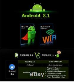 8 1DIN Android 8.1 Car Radio Wifi Mirror Link Player GPS Navi Head Unit 1+16GB