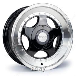 Alloy Wheels 15 F5 For Ford B Max Cortina Courier Ecosport 4x108 Black