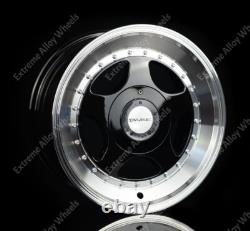 Alloy Wheels 15 F5 For Ford B Max Cortina Courier Ecosport 4x108 Black