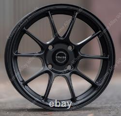 Alloy Wheels 15 SR9 For Ford B Max Cortina Courier Ecosport 4x108 Black