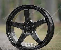 Alloy Wheels 18 GTR For Ford B Max Cortina Courier Ecosport 4x108 Black