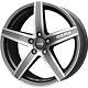 Alloy Wheels (4) 7.0x17 Momo Hyperstar Evo Grey Polished Face 4x108 Et40