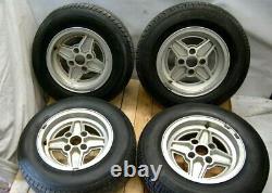 Alloy Wheels Alloys Set For Ford Escort Capri Rs2000 Laser 3.0s H-81eb-aa 13 6j