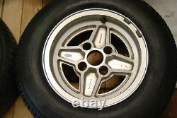 Alloy Wheels Alloys Set For Ford Escort Capri Rs2000 Laser 3.0s H-81eb-aa 13 6j