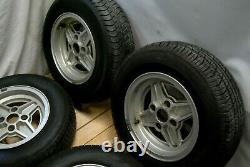 Alloy Wheels Alloys Set For Ford Escort Capri Rs2000 Laser 3.0s H-81eb-aa 13 6j