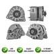 Alternator Sjr Fits Ford Escort Granada Orion Austin Mini Mg Metro 80bb10300aa
