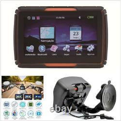 Auto 4.3 LCD Screen GPS Navigation Bluetooth 256MB 8GB European Map Waterproof