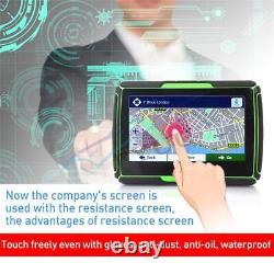 Auto 4.3 LCD Screen GPS Navigation Bluetooth 256MB 8GB European Map Waterproof