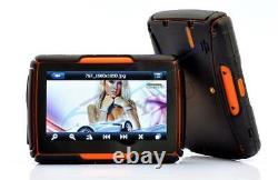 Auto 4.3 LCD Screen GPS Navigation Bluetooth 256MB 8GB European Map Waterproof