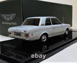 BHM MAJESTY CLASSICS MC12a 1970 CORTINA MK2, SERIES 2, 1600GT, SILVER FOX. BNIB