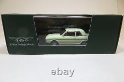BHM MAJESTY CLASSICS MC12c 1968 CORTINA MK2 LOTUS, WHITE/GREEN, RALLY TRIM BNIB