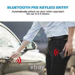 BT Phone APP 2 Way PKE Alarm System Engine Start Push Button Keyless Entry Set1