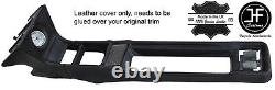 Black Stitch Centre Console Covers Leather Fits Ford Cortina Mk1 Mk2 1600e Gt