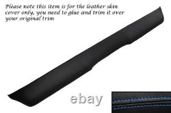 Blue Stitch Fits Ford Cortina Mk2 Top Dash Dashboard Leather Skin Cover
