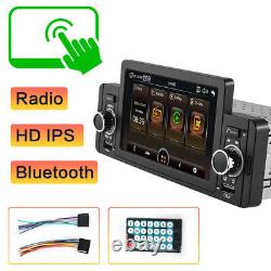 Bluetooth Car Stereo Radio MP5 Player 5in 1DIN Touch Screen FM USB RCA + Camera
