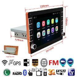 Bluetooth GPS Navigation Android 8.1 Car MP5 Player Radio Stereo WIFI 16GB 1 Din