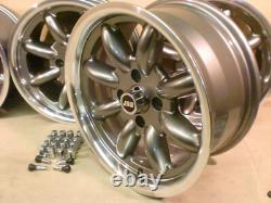 Capri Escort Cortina Ford 7x15 Deep Dish Alloy Wheel Set Jbw Minilight Style