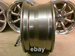 Capri Escort Cortina Ford 7x15 Deep Dish Alloy Wheel Set Jbw Minilight Style