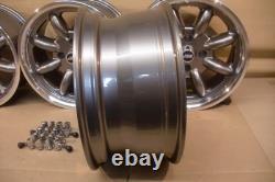 Capri Escort Cortina Ford 7x15 Deep Dish Alloy Wheel Set Jbw Minilight Style