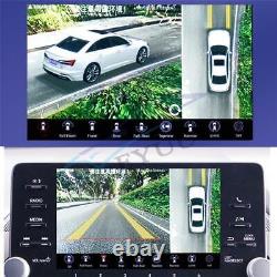 Car 4 Camera 3D Panoramic Bird Eye Surround View 1080P HD DVR Dash Cam Universal