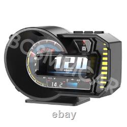 Car HUD Speedometer GPS Heads Up Display Speed Tired Alarm Gesture Recognition