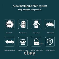 Car Keyless Entry System Engine Start Alarm System Push One-button Starter Stop