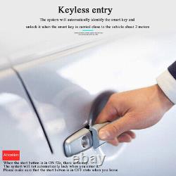 Car Keyless Entry System Engine Start Alarm System Push One-button Starter Stop