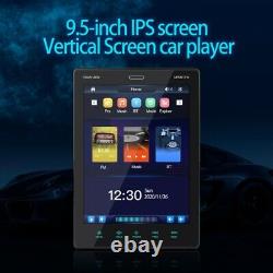 Car MP5 Player 9.5in Single DIN Touch Screen USB Radio BT FM AUX Mirror Link