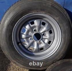 Classic Ford 13 Steel Wheels x5 (Escort, Capri, Cortina, Anglia) 5j & 5.5j