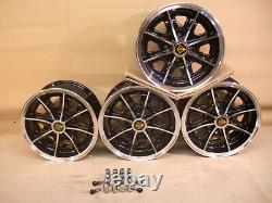 Cortina Capri Escort Ford D1 5.5x13 Alloy Wheel Set Jbw D1 13x5.5 5 1/2 X 13