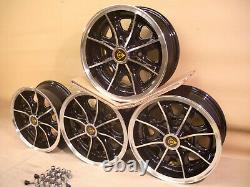 Cortina Capri Escort Ford D1 5.5x13 Alloy Wheel Set Jbw D1 13x5.5 5 1/2 X 13