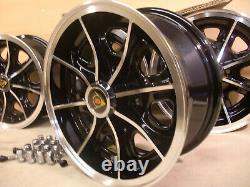 Cortina Capri Escort Ford D1 5.5x13 Alloy Wheel Set Jbw D1 13x5.5 5 1/2 X 13