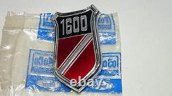 Cortina Escort Capri Genuine Ford Nos Front Fender 1600 Shield Badge