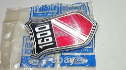 Cortina Escort Capri Genuine Ford Nos Front Fender 1600 Shield Badge