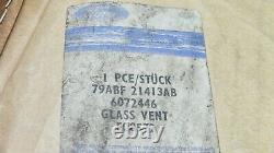 Cortina Escort Genuine Ford Nos L/h Front Door Quarter Window Glass Fixed