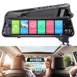 Dash Cam Car DVR Recorder GPS Navigation Video Camera Rearview Mirror 1080P HD