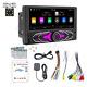 Double 2 Din For Apple Carplay Android 13 6.86 Car Stereo Radio Gps Navi Fm Cam