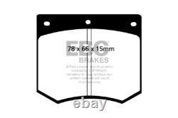 EBC Bluestuff Front Brake Pads for Ford Cortina Mk3 2.0 (70 76)