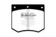 Ebc Bluestuff Front Brake Pads For Ford Escort Mk1 1.6 Mexico (86 Bhp) (72 74)