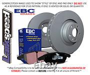 EBC Front Brake Kit Standard Discs & Ultimax Pads for Ford Escort 45 (75 80)