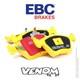 Ebc Yellowstuff Front Brake Pads For Ford Escort Mk2 1.8 Rs 125 75-77 Dp4291r
