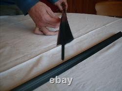 FORD CORTINA MK2 EXTERIOR DOOR GLASS SEALS. (4 Door). SCRAPER SEALS, WEATHER SEALS