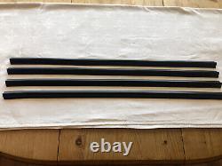 FORD CORTINA MK2 EXTERIOR DOOR GLASS SEALS. (4 Door). SCRAPER SEALS, WEATHER SEALS