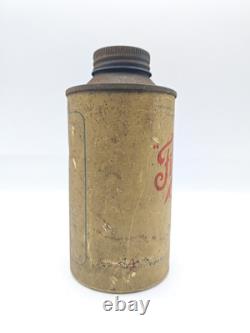 Filtrate Running In Compound Tin Empty Advertising Man Cave Collector