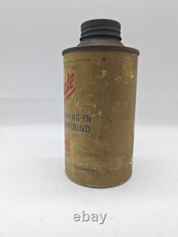 Filtrate Running In Compound Tin Empty Advertising Man Cave Collector